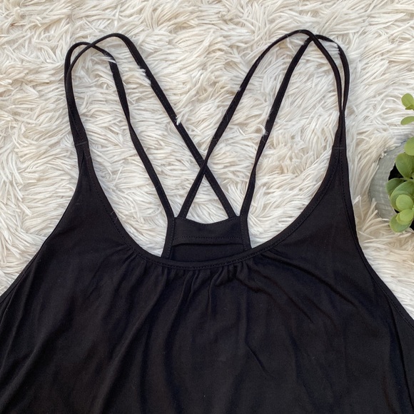 ๐HP๐ Loft Double Strap Racerback Tank ๐ Black - Picture 6 of 11